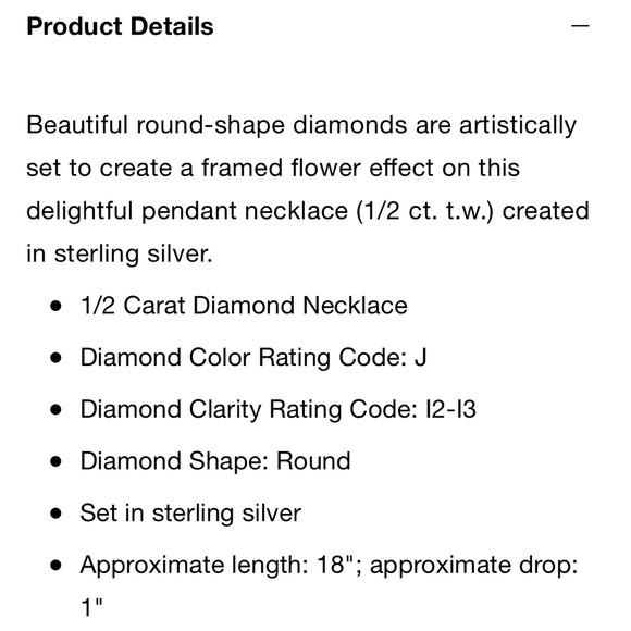 1/2 ct. t.w. Diamond Pendant 18” Necklace - Picture 4 of 4